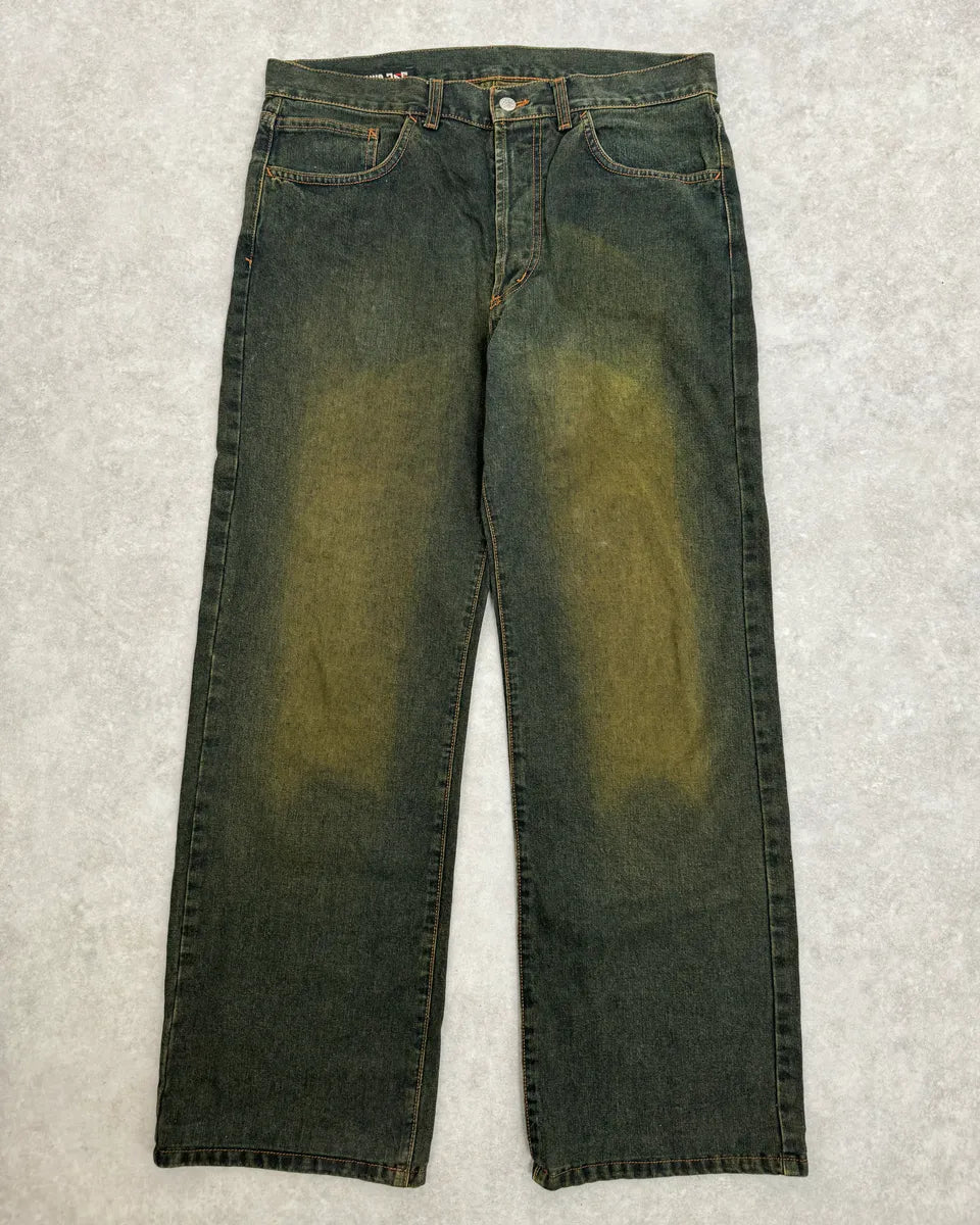2000s Jean Paul Gaultier Blue Faded Denim Jeans ZVikiOf 0