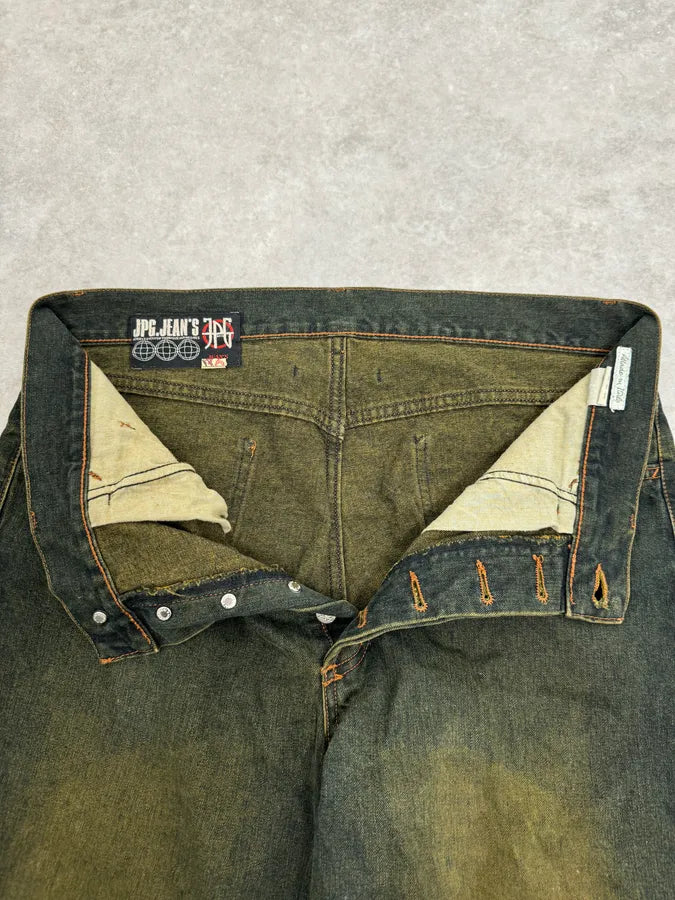 2000s Jean Paul Gaultier Blue Faded Denim Jeans ZVikiOf 11