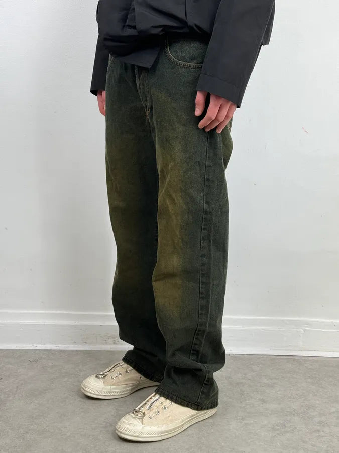 2000s Jean Paul Gaultier Blue Faded Denim Jeans ZVikiOf 2