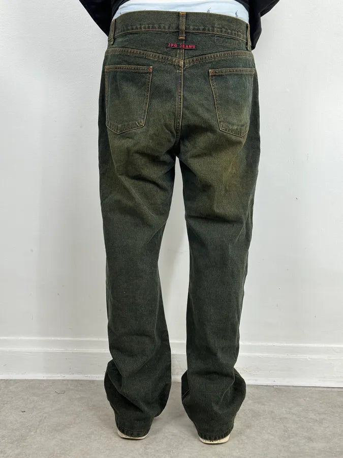 2000s Jean Paul Gaultier Blue Faded Denim Jeans ZVikiOf 3