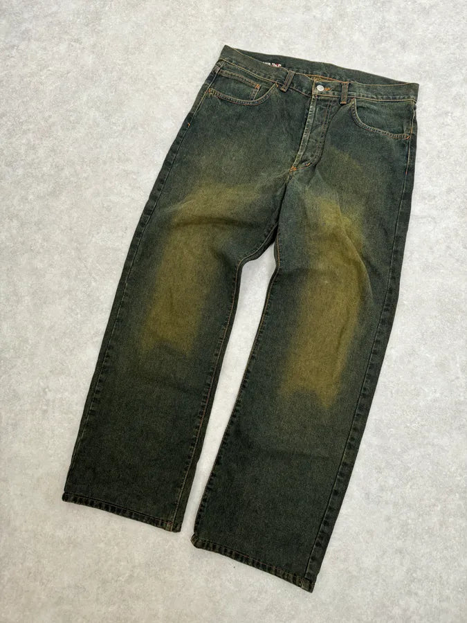 2000s Jean Paul Gaultier Blue Faded Denim Jeans ZVikiOf 4