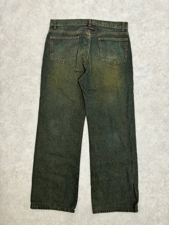 2000s Jean Paul Gaultier Blue Faded Denim Jeans ZVikiOf 7