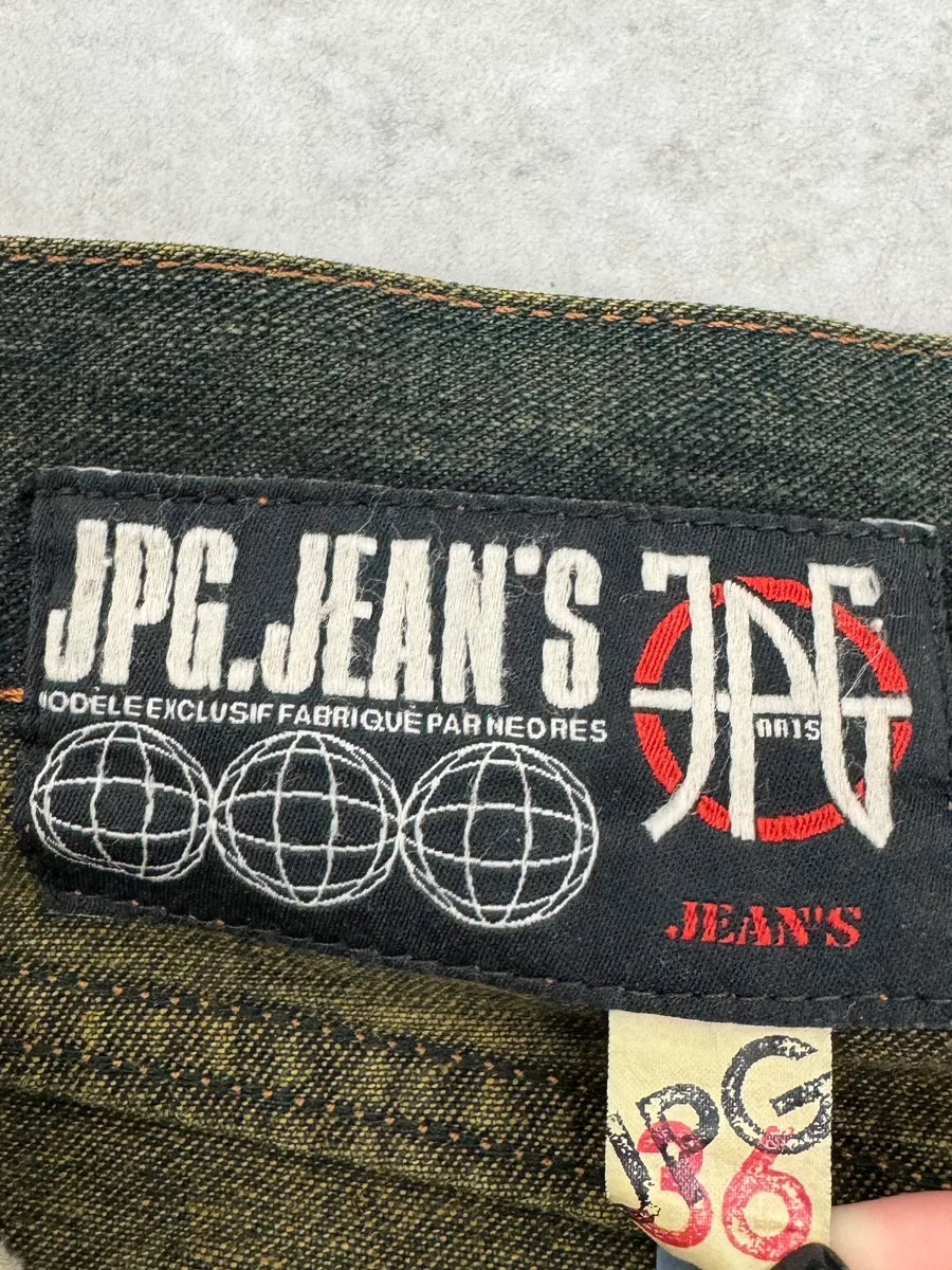 2000s Jean Paul Gaultier Blue Faded Denim Jeans ZVikiOf 9