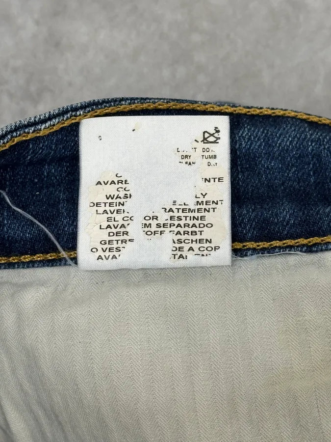 2000s Jean Paul Gaultier Blue Rebel Denim Jeans OGWOBBV 10