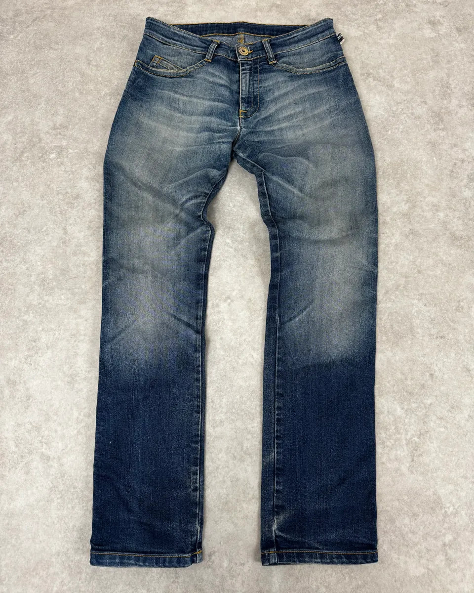 2000s Jean Paul Gaultier Blue Rebel Denim Jeans OGWOBBV 2
