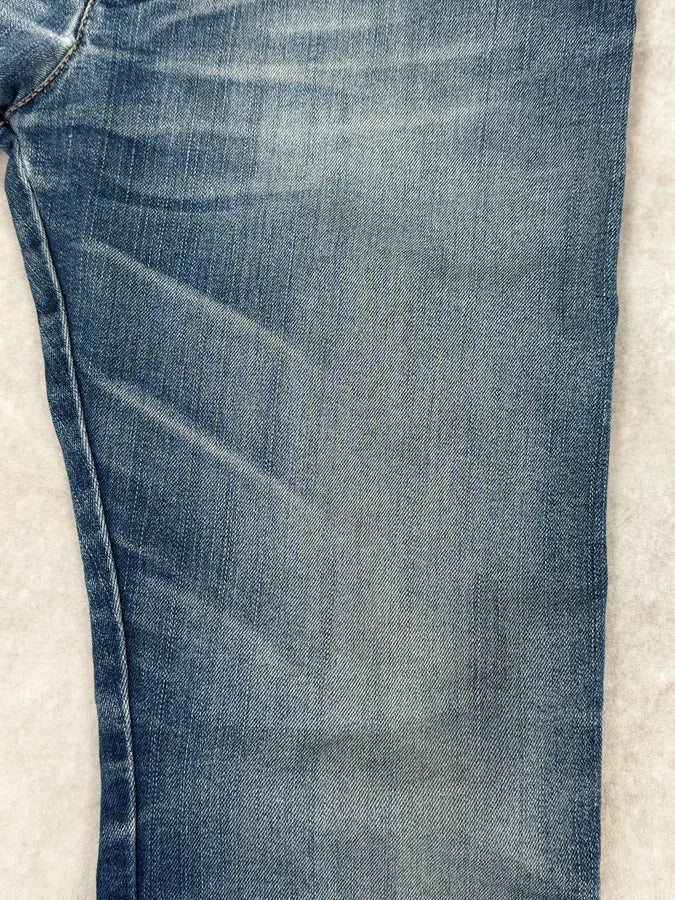 2000s Jean Paul Gaultier Blue Rebel Denim Jeans OGWOBBV 7