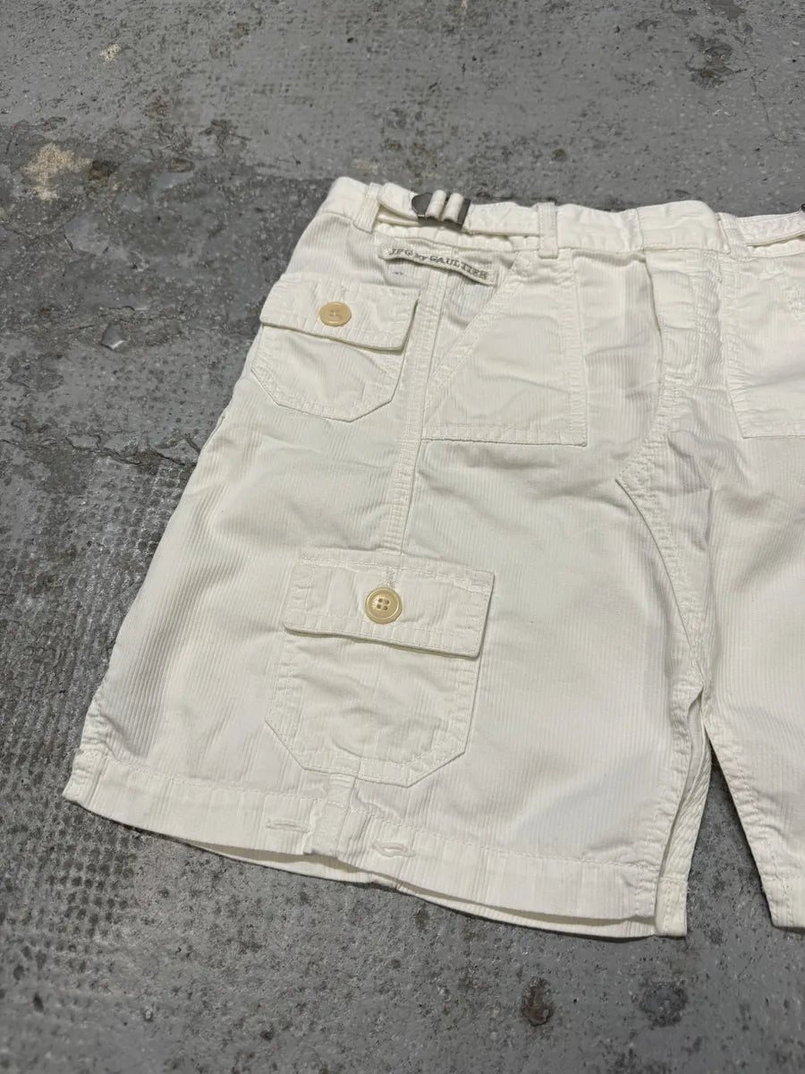 2000s Jean Paul Gaultier Cargo White Skirt ViiOTbs 4