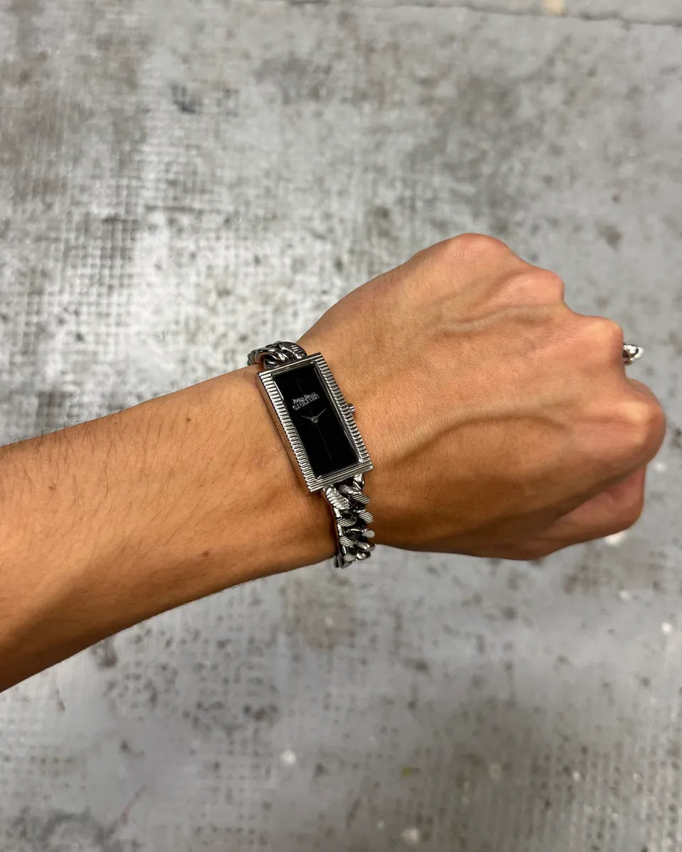 2000s Jean Paul Gaultier Chain Bracelet Watch xwbuLcZ 0