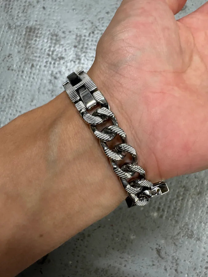 2000s Jean Paul Gaultier Chain Bracelet Watch xwbuLcZ 3
