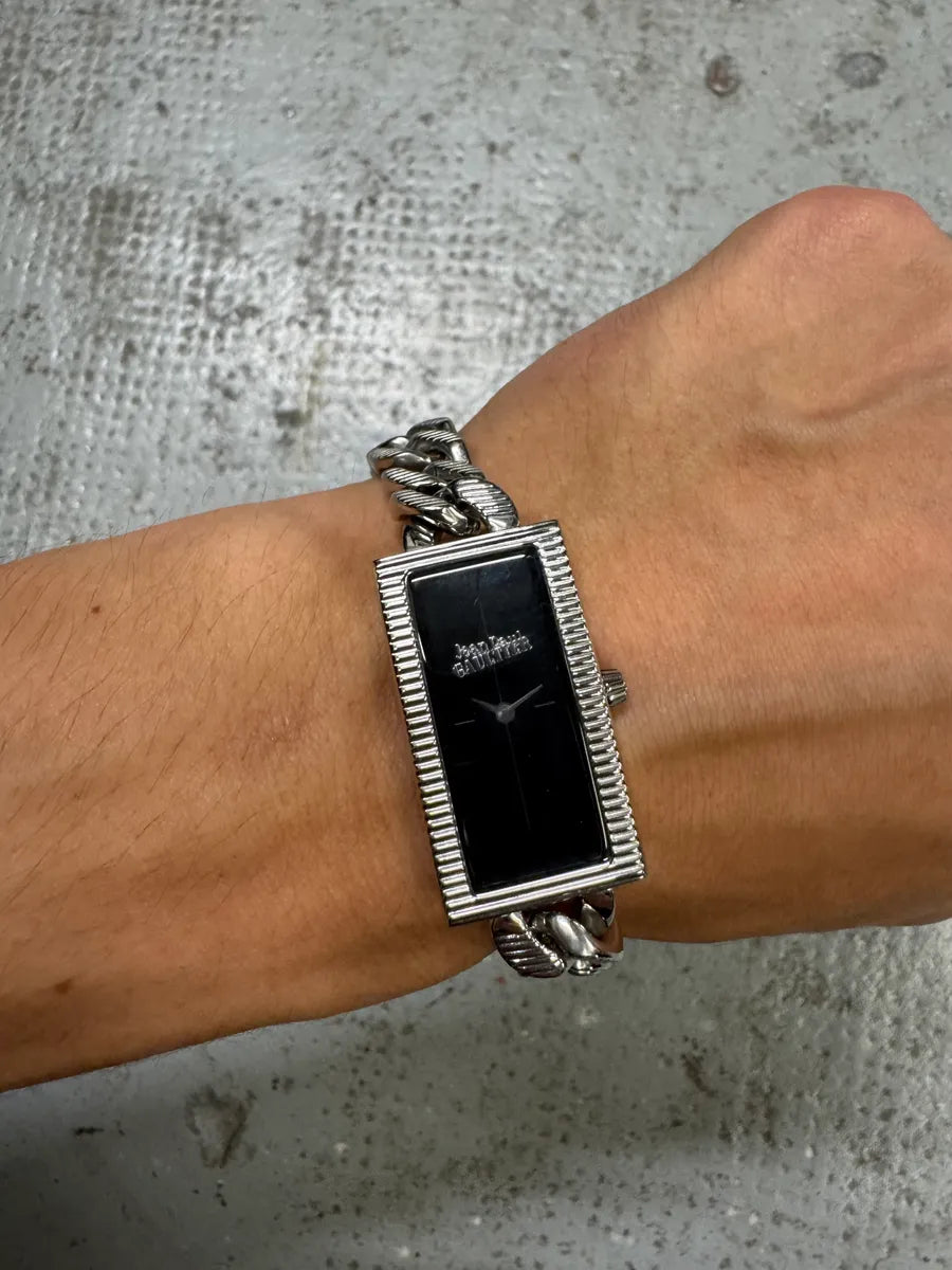 2000s Jean Paul Gaultier Chain Bracelet Watch xwbuLcZ 4