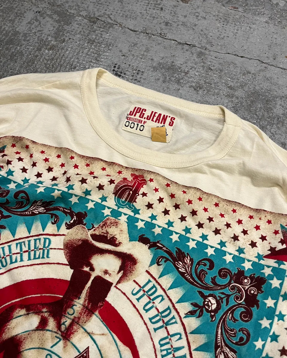 2000s Jean Paul Gaultier Cow-Boy Target Creamy Longsleeves ztVidNK 4