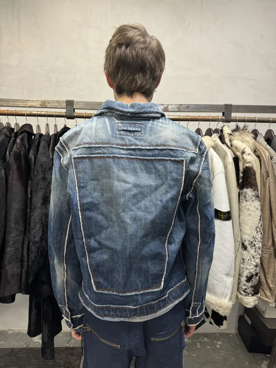 2000s Jean Paul Gaultier Cowboy Paneled Denim Jacket (S/M) 3