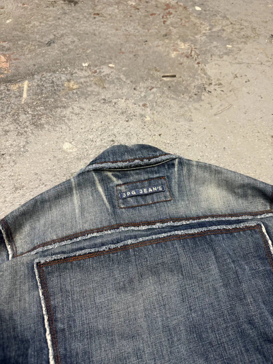 2000s Jean Paul Gaultier Cowboy Paneled Denim Jacket (S/M) 5