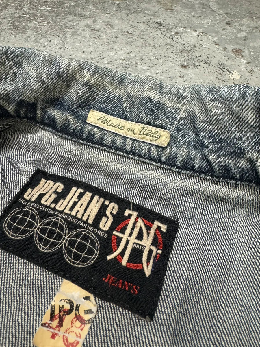 2000s Jean Paul Gaultier Cowboy Paneled Denim Jacket (S/M) 6