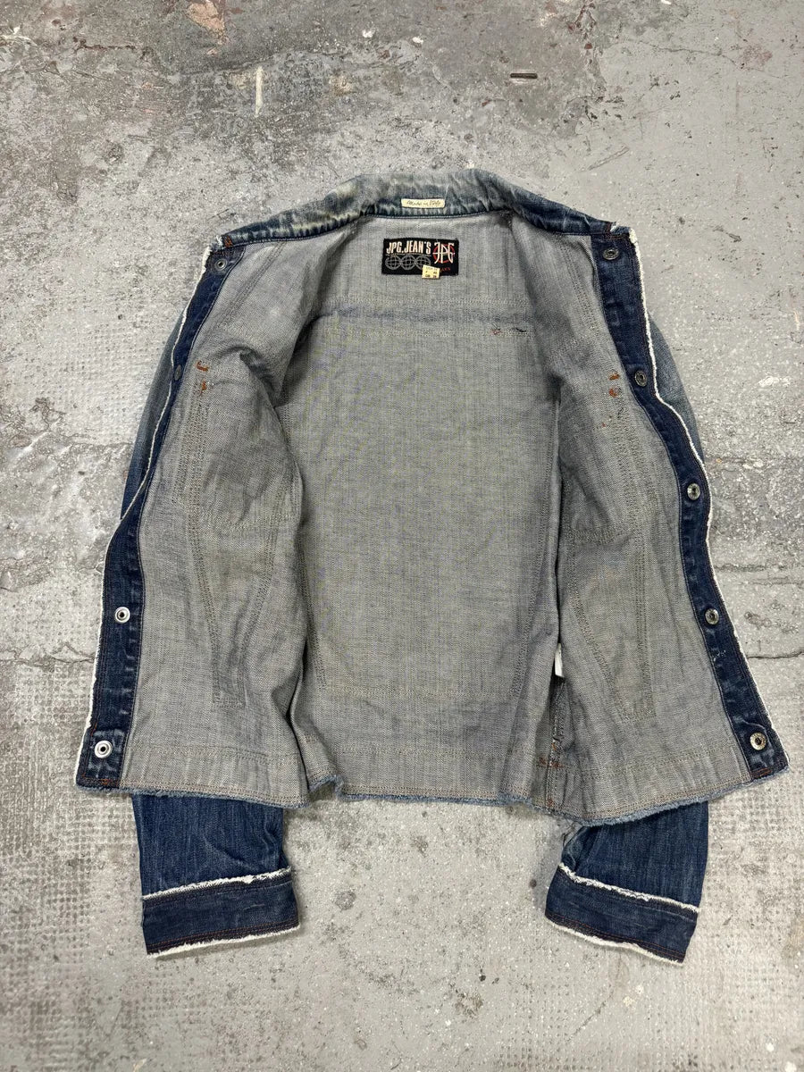 2000s Jean Paul Gaultier Cowboy Paneled Denim Jacket (S/M) 7