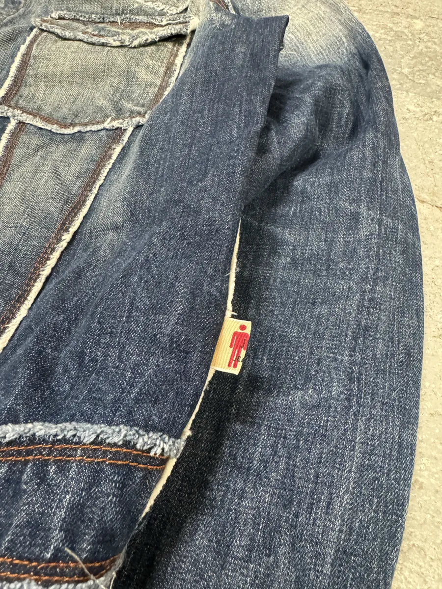 2000s Jean Paul Gaultier Cowboy Paneled Denim Jacket (S/M) 9
