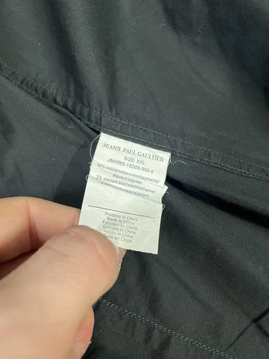 2000s Jean Paul Gaultier Dinasty Black Shirt (M) OVwEANK 10