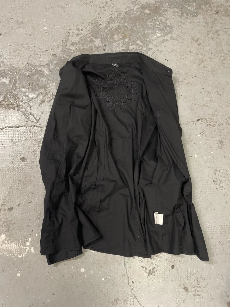 2000s Jean Paul Gaultier Dinasty Black Shirt (M) OVwEANK 5