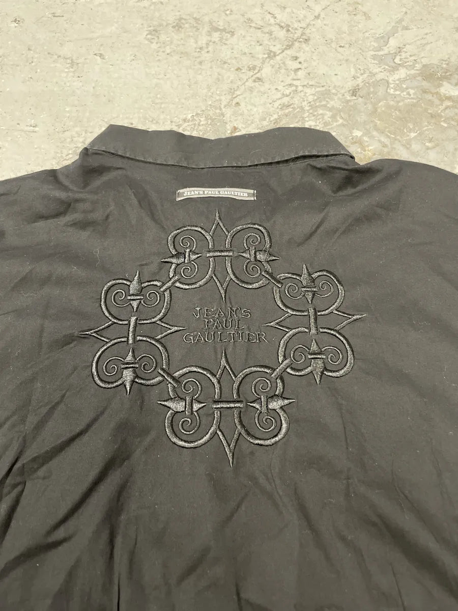 2000s Jean Paul Gaultier Dinasty Black Shirt (M) OVwEANK 6
