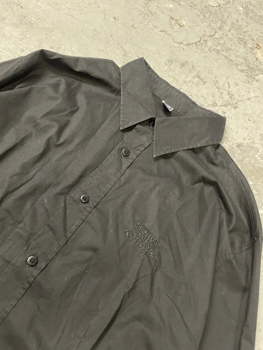 2000s Jean Paul Gaultier Dinasty Black Shirt (M) OVwEANK 7