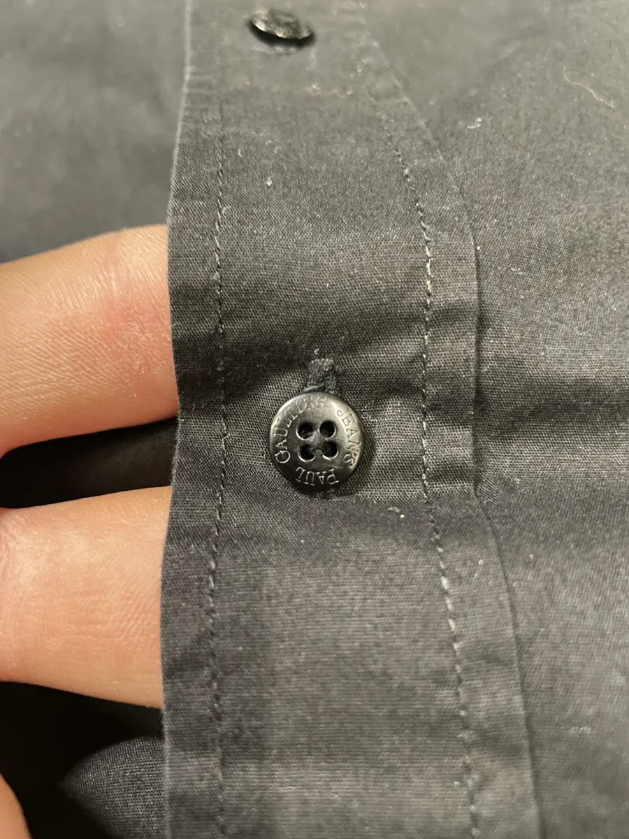2000s Jean Paul Gaultier Dinasty Black Shirt (M) OVwEANK 8