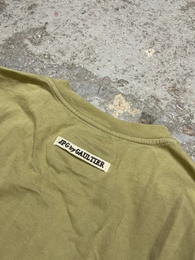 2000s Jean Paul Gaultier Eve & Snake Khaki Longsleeves fIweHPI 7