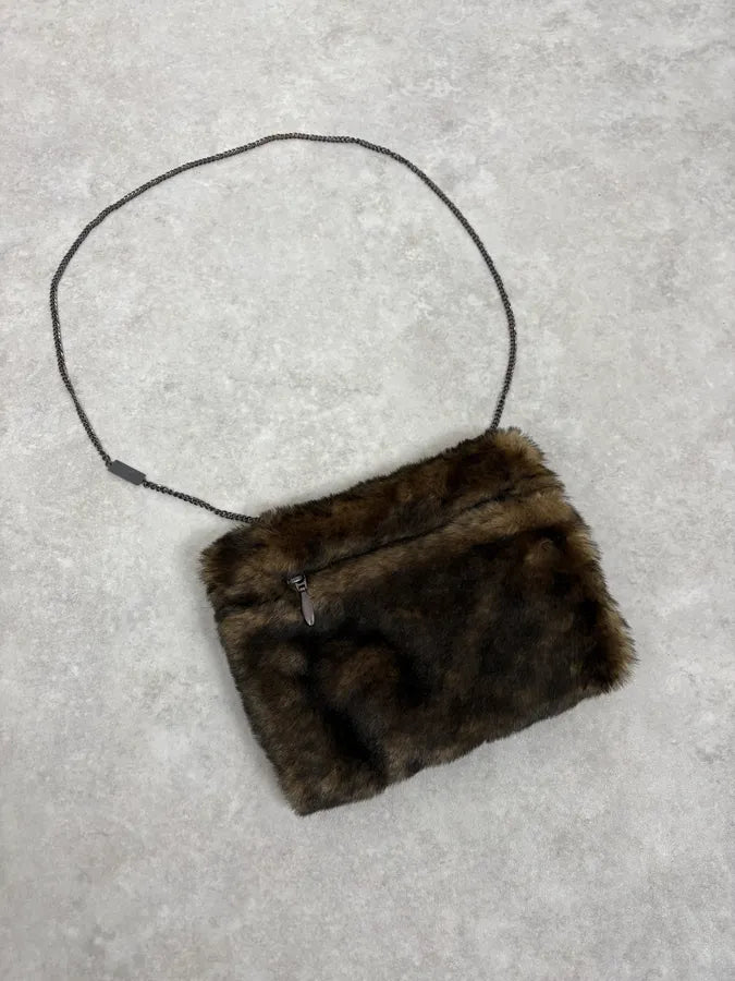 2000s Jean Paul Gaultier Faux Fur Shoulder Bag EPpfSYy 1