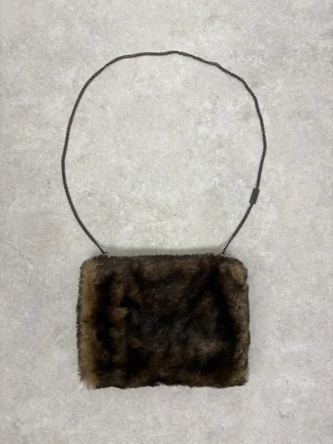 2000s Jean Paul Gaultier Faux Fur Shoulder Bag EPpfSYy 3