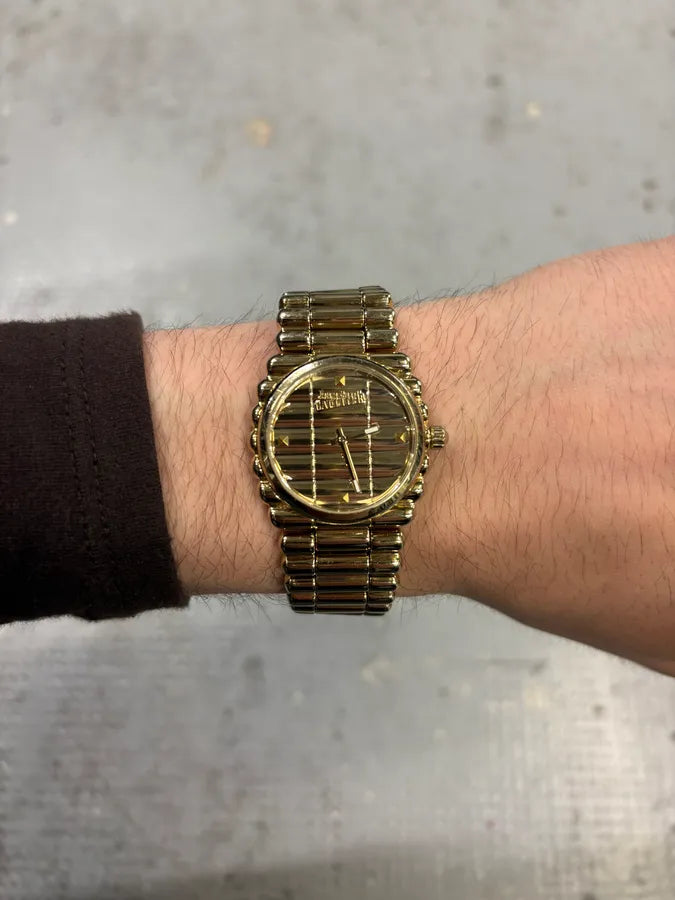2000s Jean Paul Gaultier Guilded Bullet Watch kBGyuPo 3