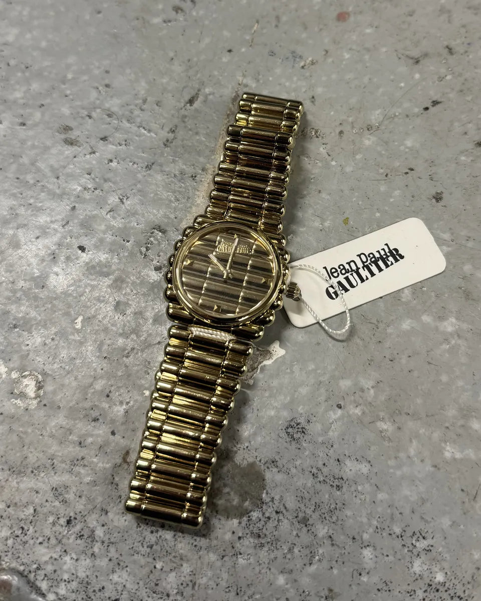 2000s Jean Paul Gaultier Gold Bullet Watch (OS) 0