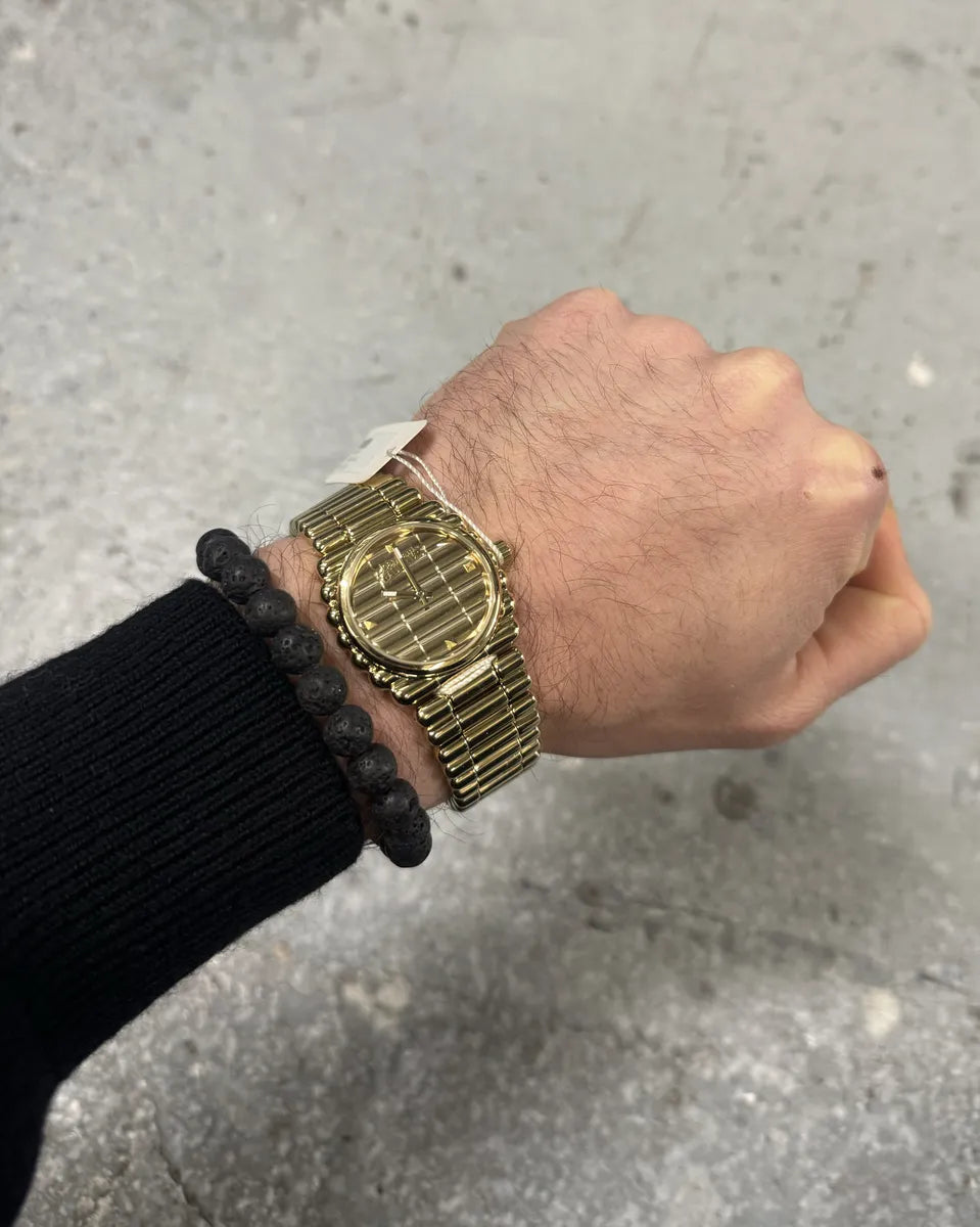 2000s Jean Paul Gaultier Gold Bullet Watch (OS) 1