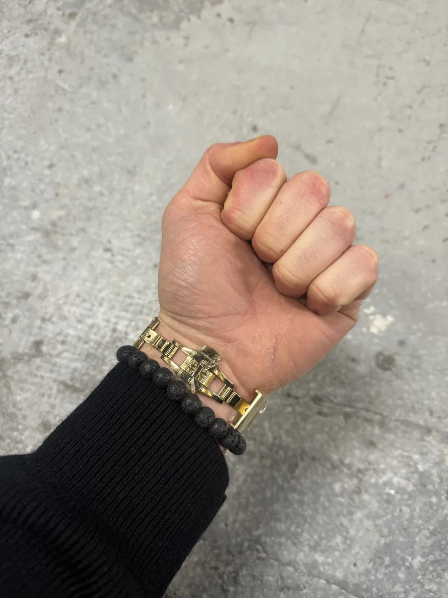 2000s Jean Paul Gaultier Gold Bullet Watch (OS) 3