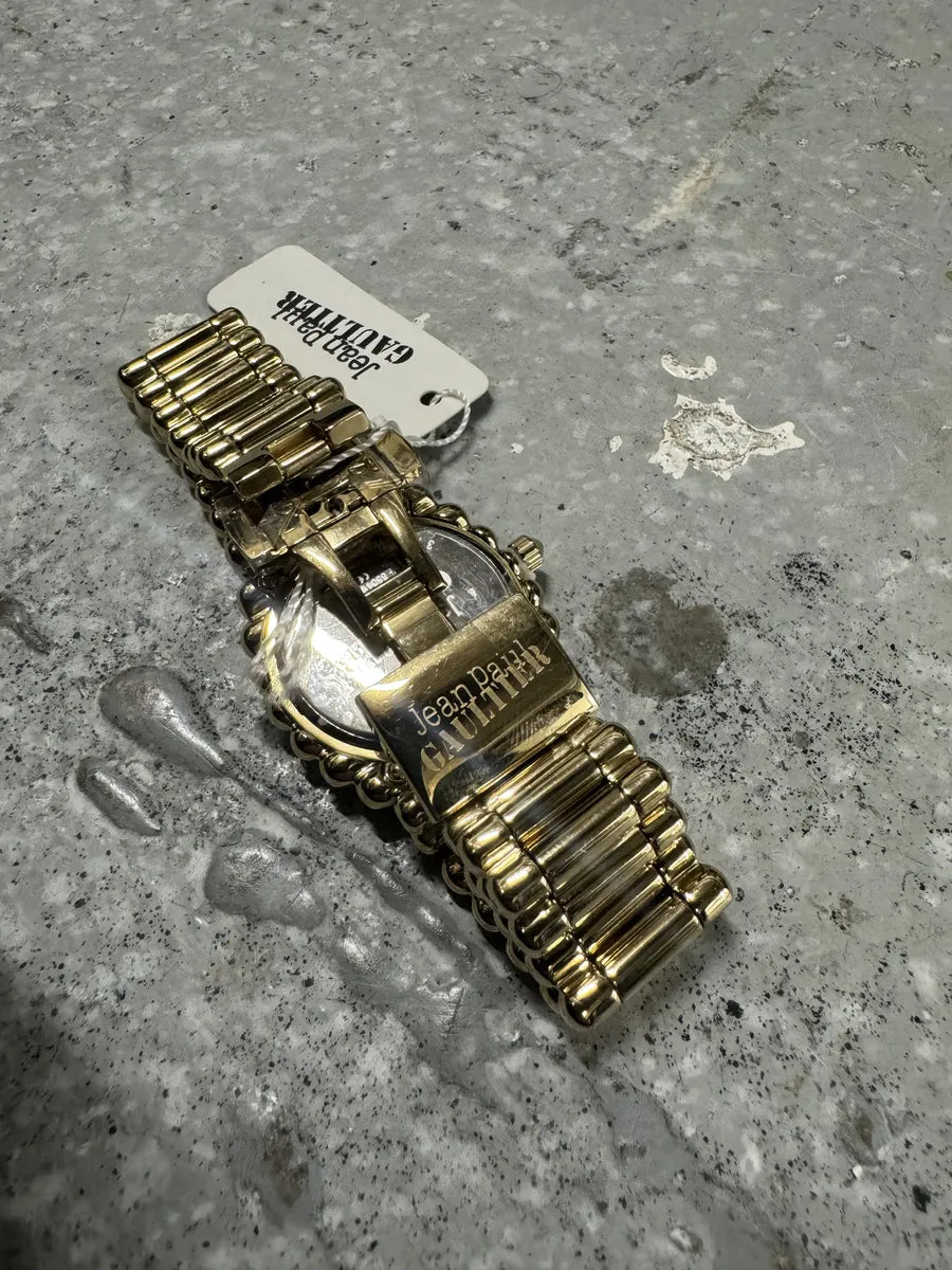 2000s Jean Paul Gaultier Gold Bullet Watch (OS) 5