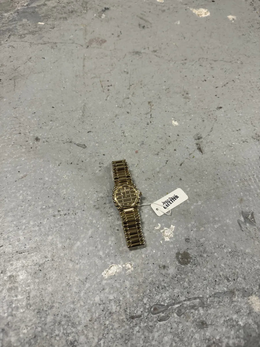 2000s Jean Paul Gaultier Gold Bullet Watch (OS) 8