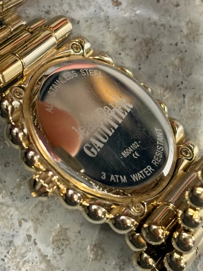 2000s Jean Paul Gaultier Guilded Bullet Watch kBGyuPo 6