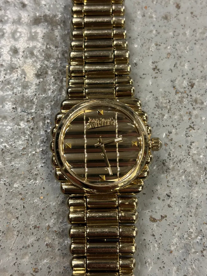 2000s Jean Paul Gaultier Guilded Bullet Watch kBGyuPo 5