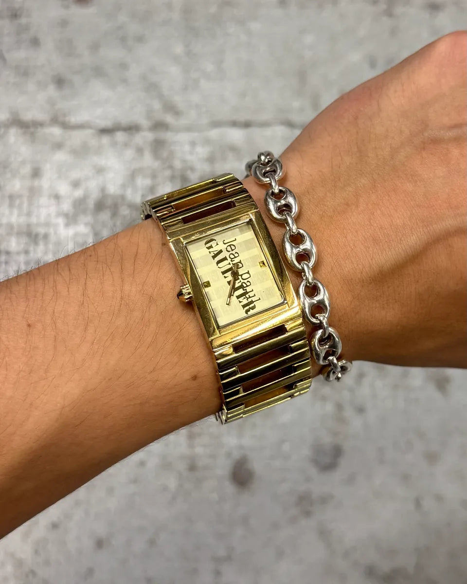 2000s Jean Paul Gaultier Golden Rail Watch pnsjQQd 1