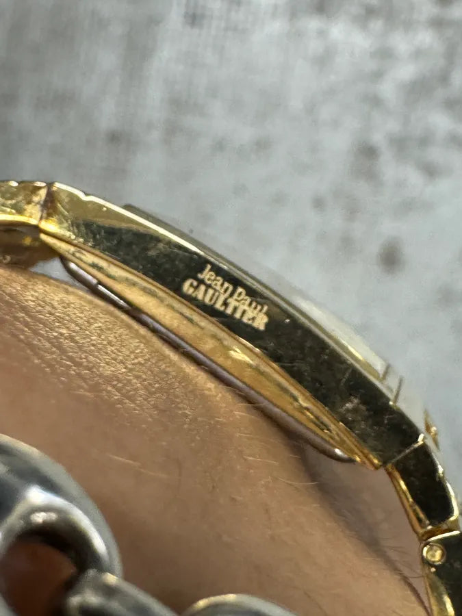 2000s Jean Paul Gaultier Golden Rail Watch pnsjQQd 6