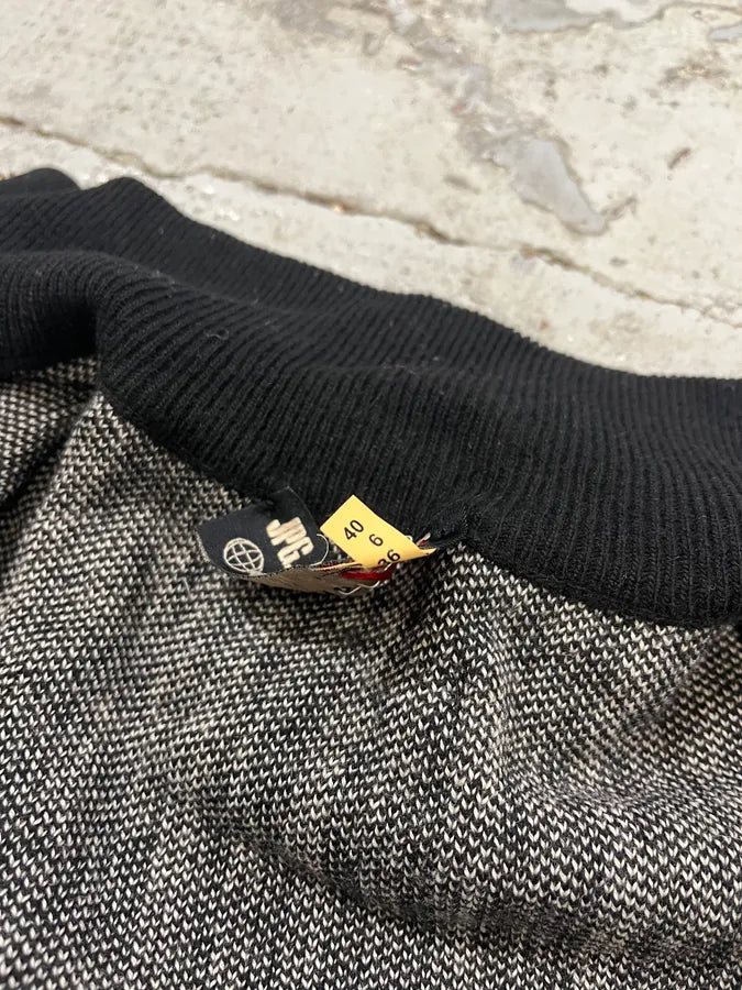 2000s Jean Paul Gaultier Grey Propaganda Zip-up Sweater rTcHaJh 11