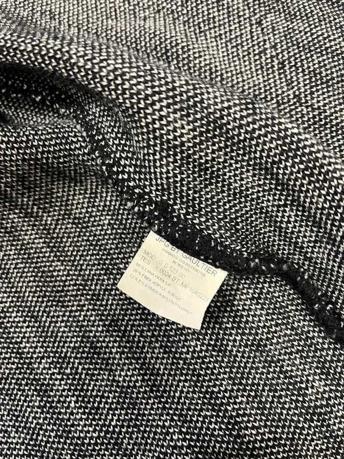 2000s Jean Paul Gaultier Grey Propaganda Zip-up Sweater rTcHaJh 12