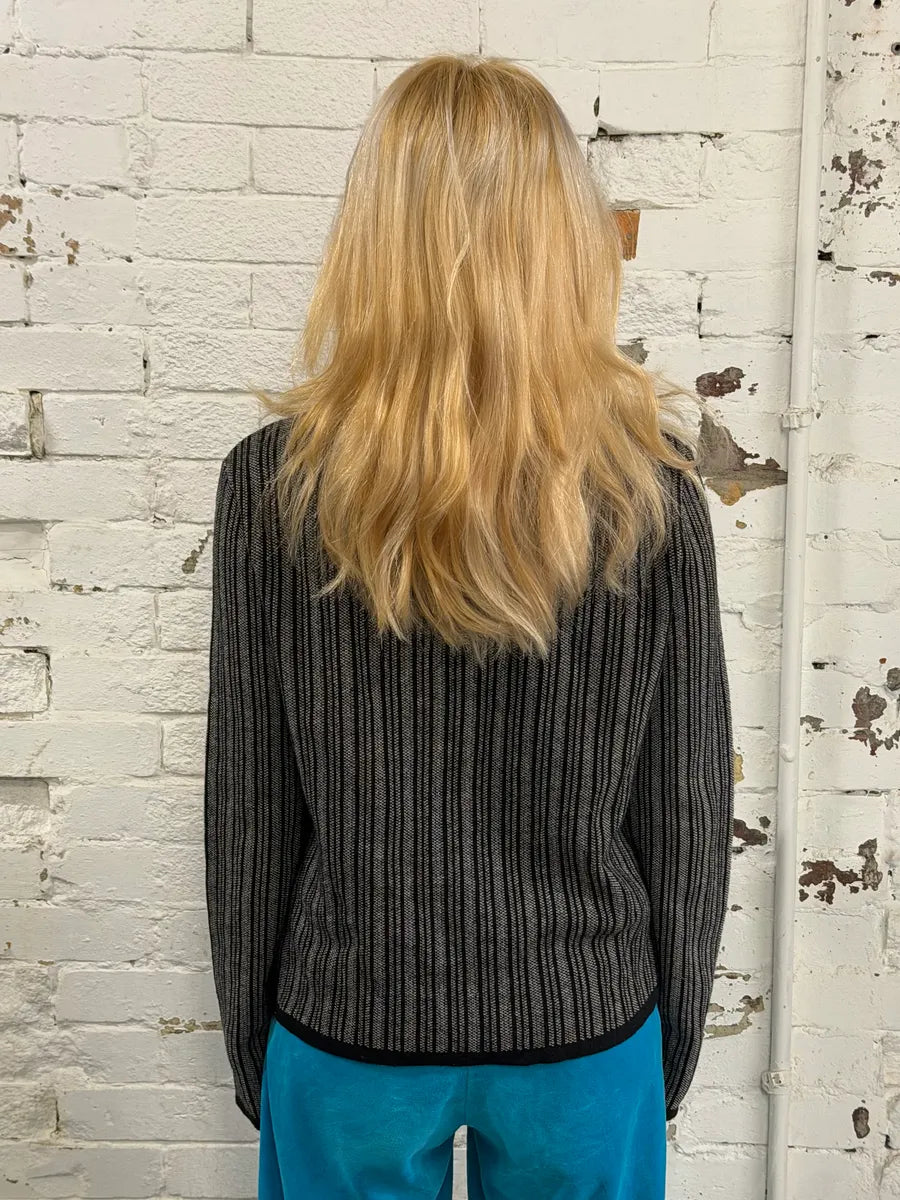 2000s Jean Paul Gaultier Grey Propaganda Zip-up Sweater rTcHaJh 2