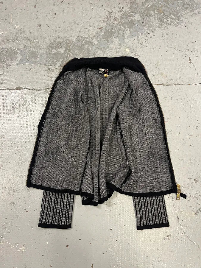 2000s Jean Paul Gaultier Grey Propaganda Zip-up Sweater rTcHaJh 9