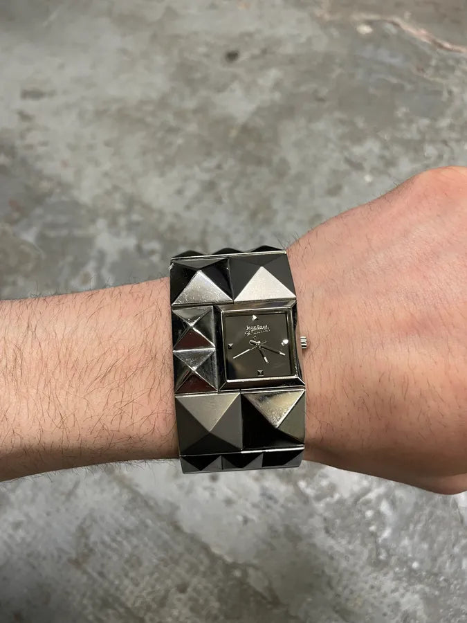 2000s Jean Paul Gaultier Grey Silver Steel Watch (OS) juryLGl 2