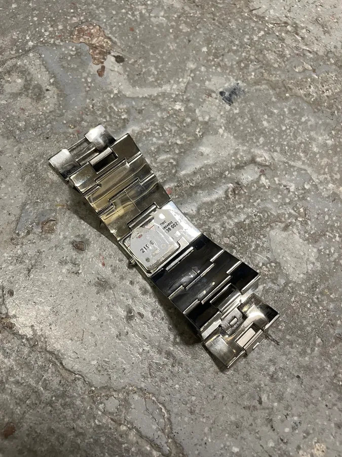 2000s Jean Paul Gaultier Grey Silver Steel Watch (OS) juryLGl 4