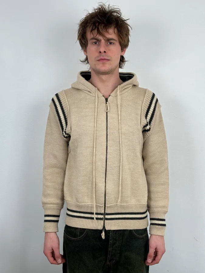 2000s Jean Paul Gaultier Grey Wool Boxer Zip-up Hoodie niaZOqt 2