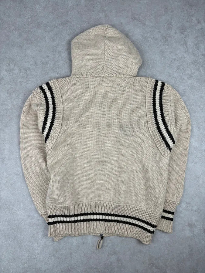 2000s Jean Paul Gaultier Grey Wool Boxer Zip-up Hoodie niaZOqt 6