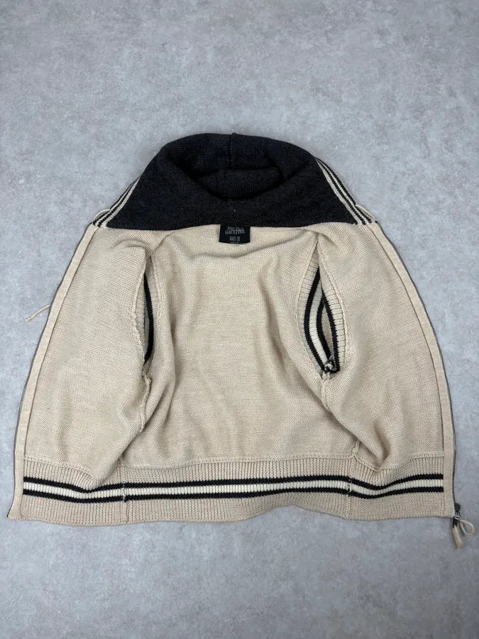 2000s Jean Paul Gaultier Grey Wool Boxer Zip-up Hoodie niaZOqt 8