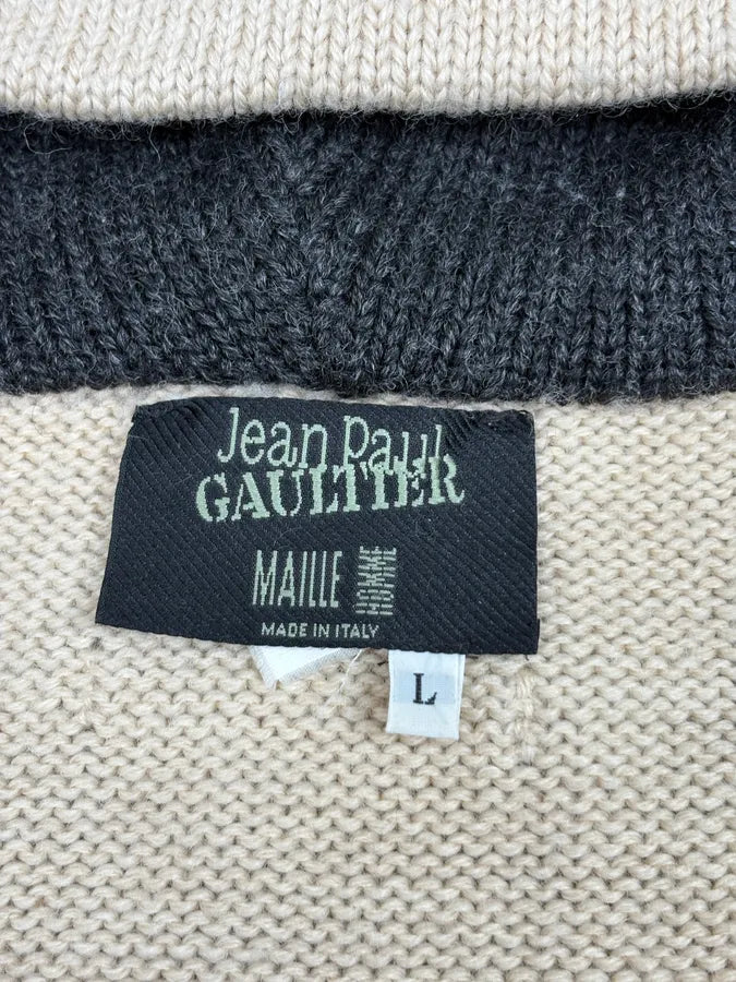 2000s Jean Paul Gaultier Grey Wool Boxer Zip-up Hoodie niaZOqt 9
