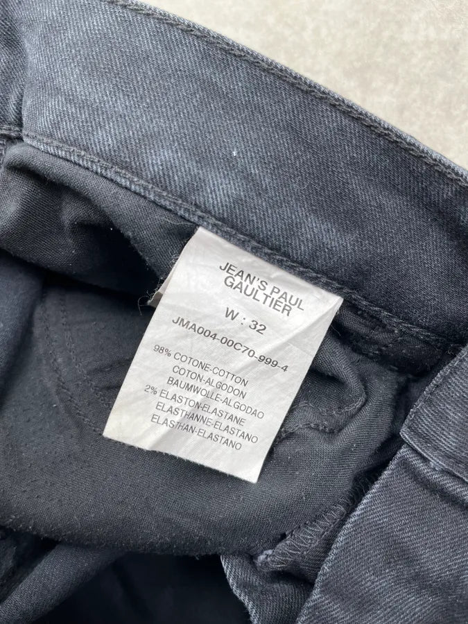 2000s Jean Paul Gaultier Obscure Blue Slim Denim Jeans oBsfxGV 9