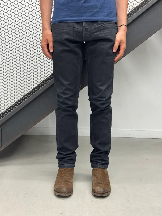 2000s Jean Paul Gaultier Obscure Blue Slim Denim Jeans oBsfxGV 1
